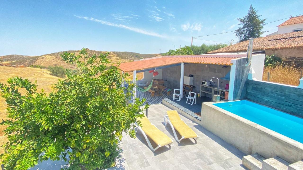Casa Dos Chocalhos-Piscina-Perto Praia Fluvial-Vista Incrivel E Sossego Mértola Zewnętrze zdjęcie